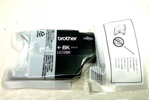 ★即決! 送料140円 brother ブラザー 純正インクカートリッジ LC12BK 黒 1個 