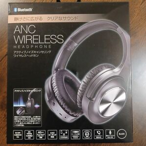 ゲオ Bluetooth ANCヘッドホン ANC805 BK