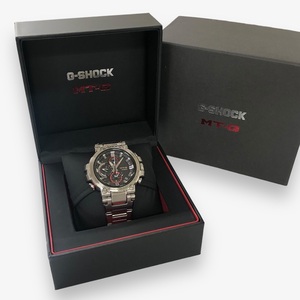 【ITRUFPXMWH2O】[カシオ] 腕時計 G-SHOCK MT-G Bluetooth 搭載 電波ソーラー MTG-B1000D-1AJF メンズ シルバー