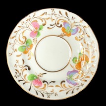 【ITAHC7H99KES】美品 Fine porcelain ファインポーセレン カップ＆ソーサー 蝶々モチーフ 金彩_画像7