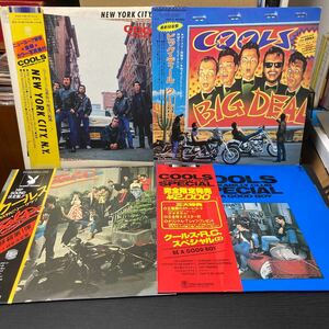 クールス・ロカビリークラブ LP レコード 4枚セット BIG DEAL /BE A GOOD BOY/ NEW YORK CITY.N.Y. /COOLS ROCKABILLY CLUB 帯付