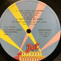 Electric Light Orchestra 【Discovery】LP Jet Records 25AP 1600 Prog Rock 1979 ELO LPレコード_画像6