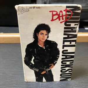 Michael Jackson 【Bad】カセットテープ 28・6P-400 1987 国内盤 マイケル ジャクソン 