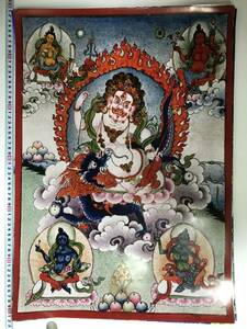 Art hand Auction Tibetan Buddhism Mandala Buddhist Painting Large Poster 593 x 417 mm A2 Size 10358, Artwork, Painting, others