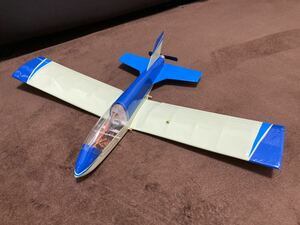 daisukeaircraft マイクロウイングシリーズ　BD5 翼幅480mm バルサフィルム貼り　メカ積み完成機体　100g未満　航空法適用外