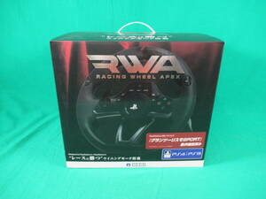 61/Q606★RWA レーシングホイールエイペックス for PlayStationR4/PlayStationR3/PC★PS4-052★HORI ホリ★動作確認済み 中古品