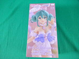 08/H373★初音ミク　BiCute Bunnies Figure-白うさぎ ラベンダーver.-★未開封