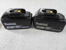 43/Ω198★makita（マキタ）バッテリ BL1830B DC18V 3.0Ah 2個セット★中古品・キズあり品・動作OK_画像5