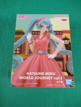 08/A525★HATSUNE MIKU WORLD JOURNEY vol.1 初音ミク★フィギュア★バンプレスト★プライズ★未開封品_画像1