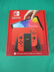 60/Q658* Nintendo switch body *Nintendo Switch body have machine EL model Mario red *HEG-S-RAAAA* written guarantee store seal equipped * unused goods 