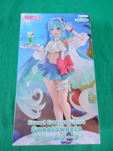 08/H605★初音ミク　 Exc∞d Creative Figure SweetSweets-クリームソーダ-★未開封