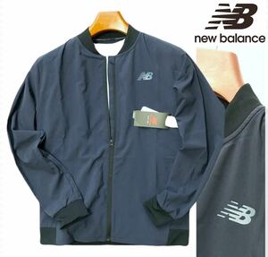 ◆H586新品【日本 XLサイズ】ネイビー 春夏 ニューバランス ゴルフに最適 ジャケット オールシーズンNew Balance GOLF ボンバージャケット