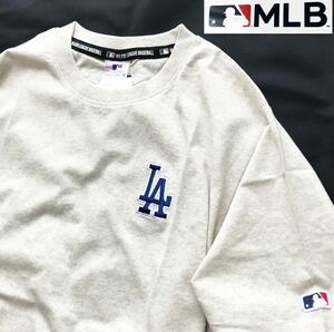 ▲B245新品 【メンズ3L (XXL) 】灰グレー LAロゴ ドジャース MLB ライセンス商品 メジャーリーグ 大谷翔平 T シャツ 半袖 