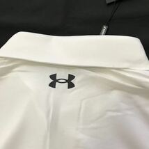 ●M173新品【メンズXL】白 アンダーアーマー（UNDERARMOUR）速乾 ストレッチ 軽量 ドライ 高機能 ゴルフウェア プレーオフ ポロシャツ(0)_画像6