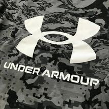 ●M179新品【メンズL】黒迷彩 アンダーアーマー UNDER ARMOUR ゴルフ トレーニング Tシャツ UA ABCカモ ロングスリーブTシャツ 長袖_画像4