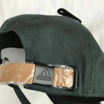 〓K085新品 【フリーサイズ】黒グリーン アディダス ゴルフ adidas GOLF キャップ 帽子 バーサタイル コットンキャップ OSFX_画像6