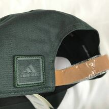 〓K085新品 【フリーサイズ】黒グリーン アディダス ゴルフ adidas GOLF キャップ 帽子 バーサタイル コットンキャップ OSFX_画像7