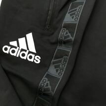 □z023新品【メンズXL(O)】黒 ゴルフにオススメ アディダス adidas AEROREADY デザインド トゥ ムーブ スポーツモーション ロゴ パンツ_画像4