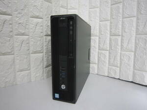 592★HP Z240 SFF WorkStation　Xeon E3-1225　V5　HDD/無　メモリ/8GB グラボ搭載　BIOS確認