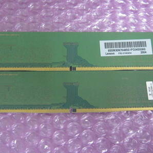 R071★SAMSUNG DDR4 PC4-2666V-UA2-11 8GB×2 計16GB 動作品の画像2