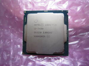 619★CPU Intel Core i5 7400 SR32W 3.00GHz 動作品