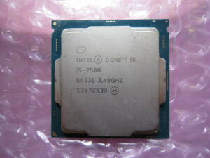 666★CPU Intel Core i5 7500 SR335 3.40GHz 動作品