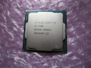 755★CPU Intel Core i5 7400 SR32W 3.00GHz 動作品