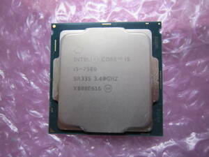 757★CPU Intel Core i5 7500 SR335 3.40GHz 動作品