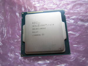 772★CPU Intel CPU Core i7 4770 SR149 3.40GHz 動作品