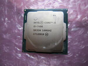 774★CPU Intel Core i5 7400 SR32W 3.00GHz 動作品