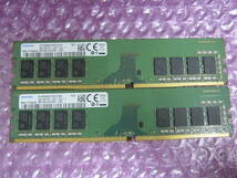 R149★SAMSUNG DDR4 PC4-2400T-UA2-11 8GB×2　計16GB 動作品_画像1
