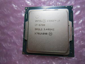 799★CPU Intel Core i7 6700 3.40GHz SR2L2 動作品