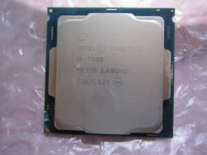 816★CPU Intel Core i5 7500 SR335 3.40GHz 動作品