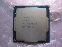 826★CPU Intel Core i5 7400 SR32W 3.00GHz 動作品_画像1