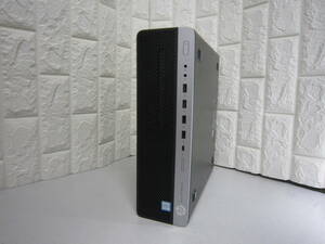 383★HP EliteDesk 800 G3 SFF Core i5 7600　HDD/無 メモリ/4GB　BIOS確認