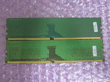 R191★SAMSUNG DDR4 PC4-2400T-UA2-11 8GB×2　計16GB 動作品_画像2