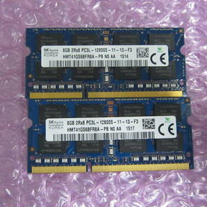 R198★SK hynix DDR3L PC3L-12800S 11-13-F3 8GB×2 計16GB 動作品の画像1