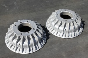  Mini aluminium brake drum left right set secondhand goods! fins type Rover Mini Classic Mini 