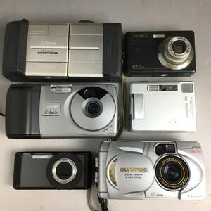 MI7/90 ジャンク デジカメ まとめて 6台 ニコン CANON YASHICA EPSON MINOLTA OLYMPUS PENTAX COOLPIX EZ DIMAGE COLARIO OLYMPUS カメラ