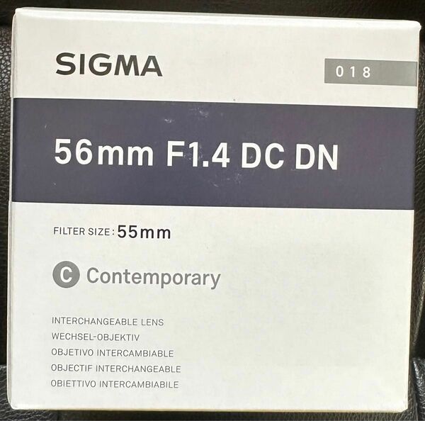 SIGMA シグマ Sony Eマウント レンズ 56mm F1.4 DC DN