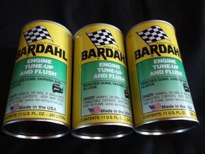 ３缶セット■　バーダル　エンジンチューンナップ　フラッシュ　エンジンオイル　添加剤　フラッシング　BARDAHL　ETF