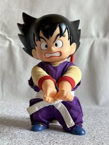 当時物　バンダイ　ドラゴンボール　孫悟空　カメハメ波　ソフビ人形　希少品　鳥山明