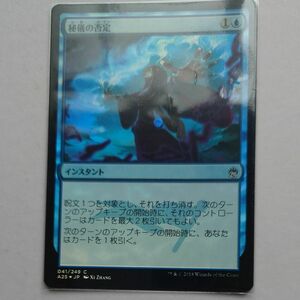 秘儀の否定 MTG 日本語 Foil