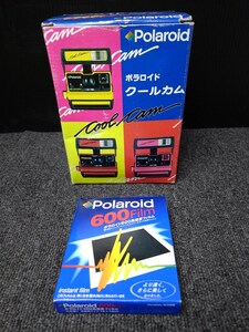 K1966 K ◆動作未確認◆ Polaroid ポラロイド Cool Cam クールカム 600 フィルム付き 箱付き 長期保管 現状渡し◆ジャンク◆