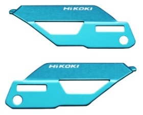 在庫 ゆうパケ可 HiKOKI カラープレート スカイブルー 0037-6447 ねじ2本付 適用機種:WH36DC 日立 ハイコーキ