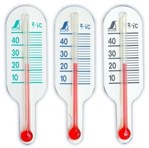 ゆうパケ可 シンワ 地温計 O-3 ミニB 黒・青・緑 72633 サイズ56x17x3mm 。