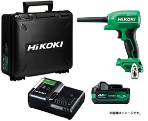 在庫 HiKOKI コードレスエアダスタ RA18DA(XPZ) バッテリBSL36A18X+充電器UC18YDL2+ケース付 18V対応 日立 ハイコーキ オリジナルセット品