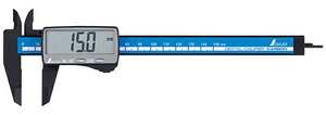 ゆうパケ可 シンワ デジタルノギス カーボンファイバー大文字 150mm 19990 測定範囲0.1～150mm 。