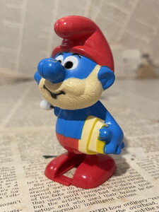 ☆1980年代/スマーフ/ぜんまいフィギュア/即決ビンテージUSA/Smurfs/Wind-Up Figure(80s) SM-159