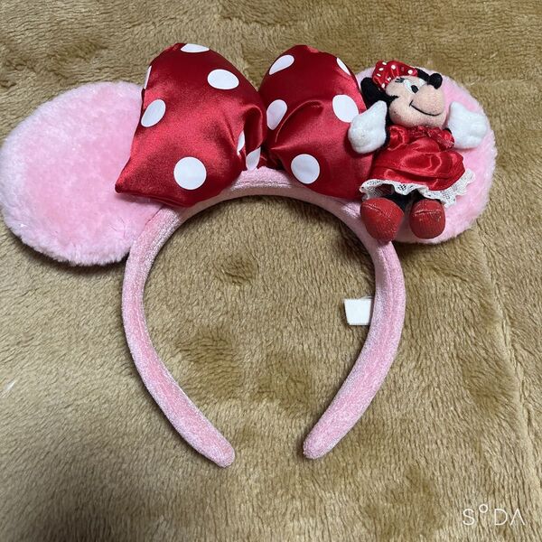 カチューシャ ディズニー ミニーマウス ミニー ディズニーリゾート ぬいぐるみ ディズニーランド ピンク 限定